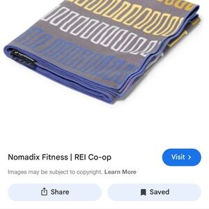 Nomadix Fitness Towel with Geometric Pattern